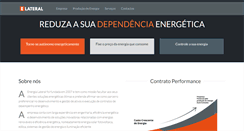 Desktop Screenshot of energialateral.pt